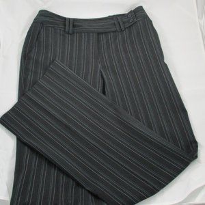 Work to Weekend Black Striped Pants - Size 4